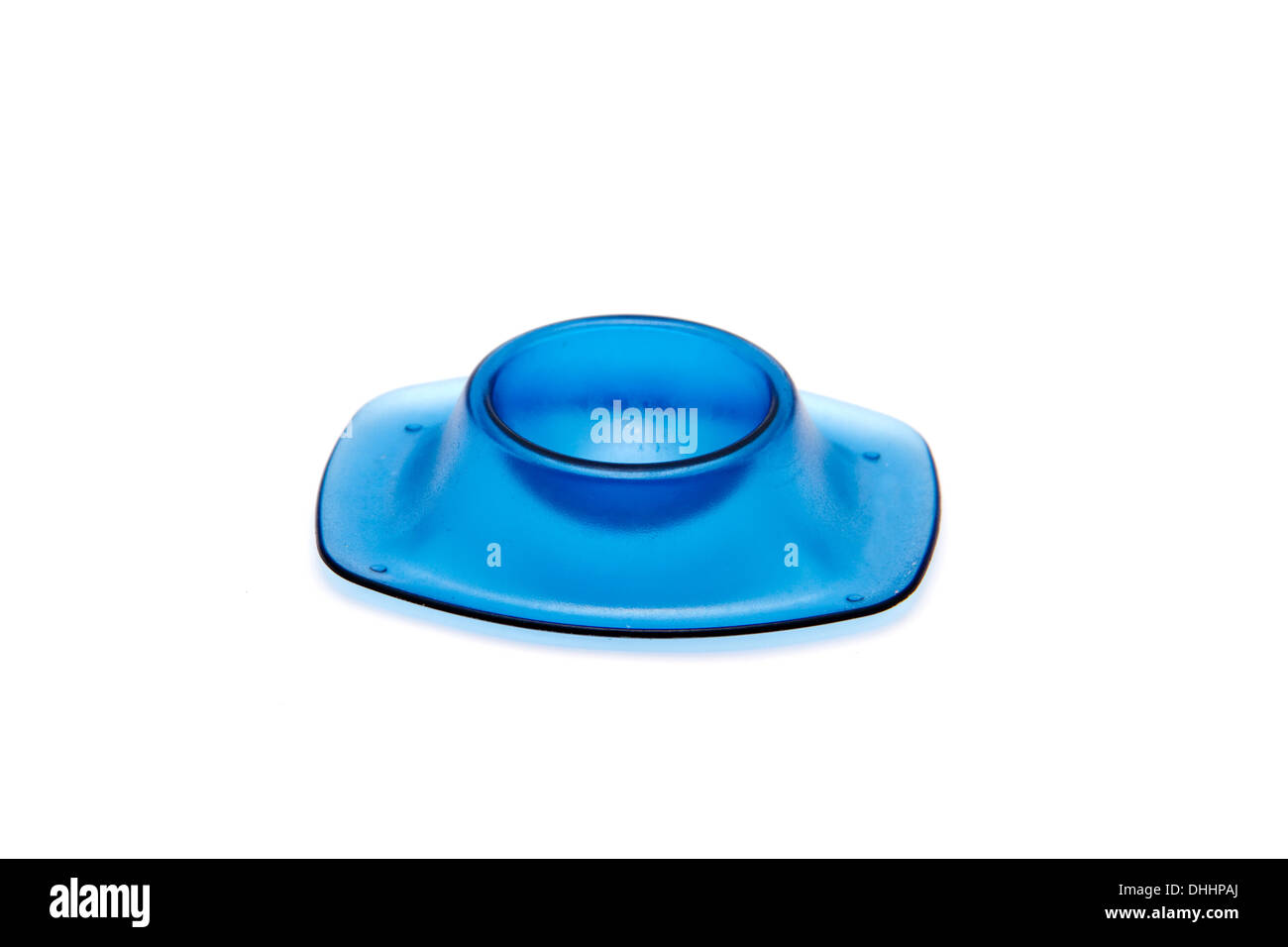 Blue Plastic Egg Cups Stock Photo Alamy