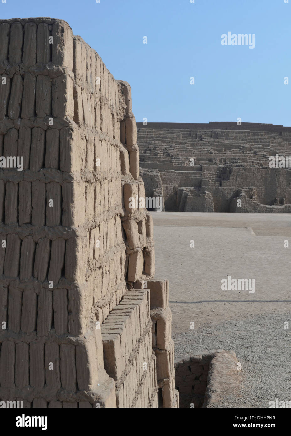 huaca pucllana or huaca juliana a pre inca adobe and clay pyramid