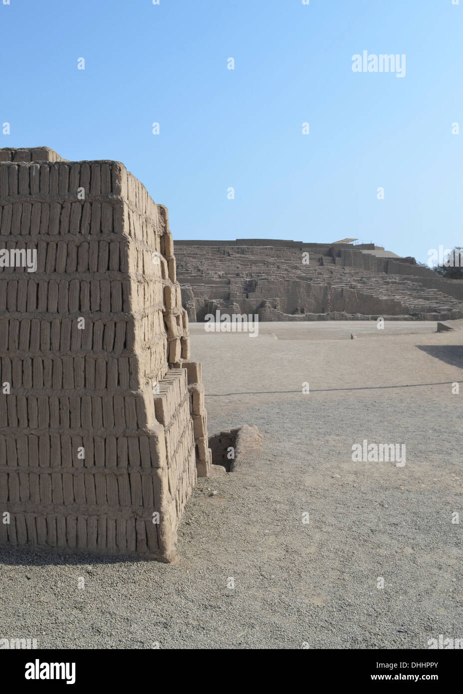 huaca pucllana or huaca juliana a pre inca adobe and clay pyramid