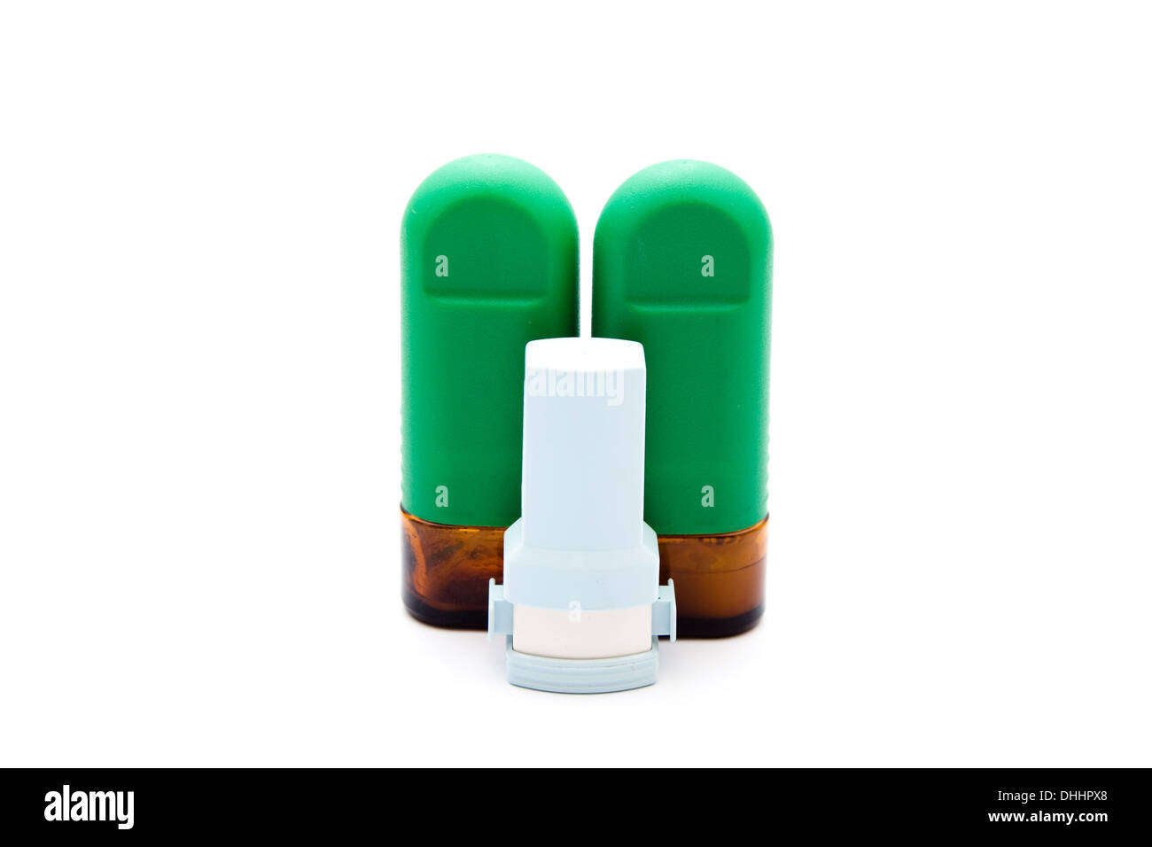 Asthma Inhaler with Nasal Spray Stock Photo Alamy