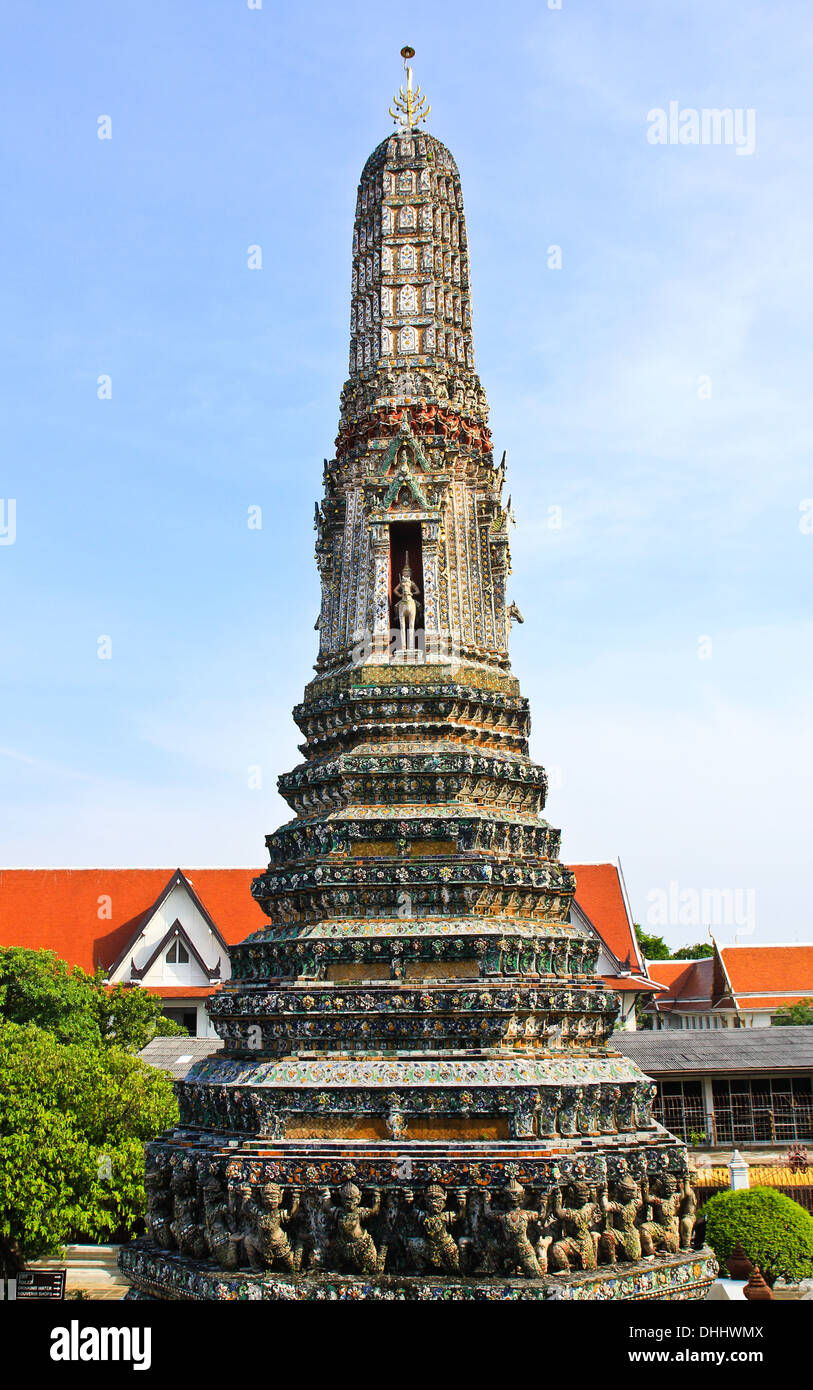 Wat Arun Temple in bangkok thailand Stock Photo