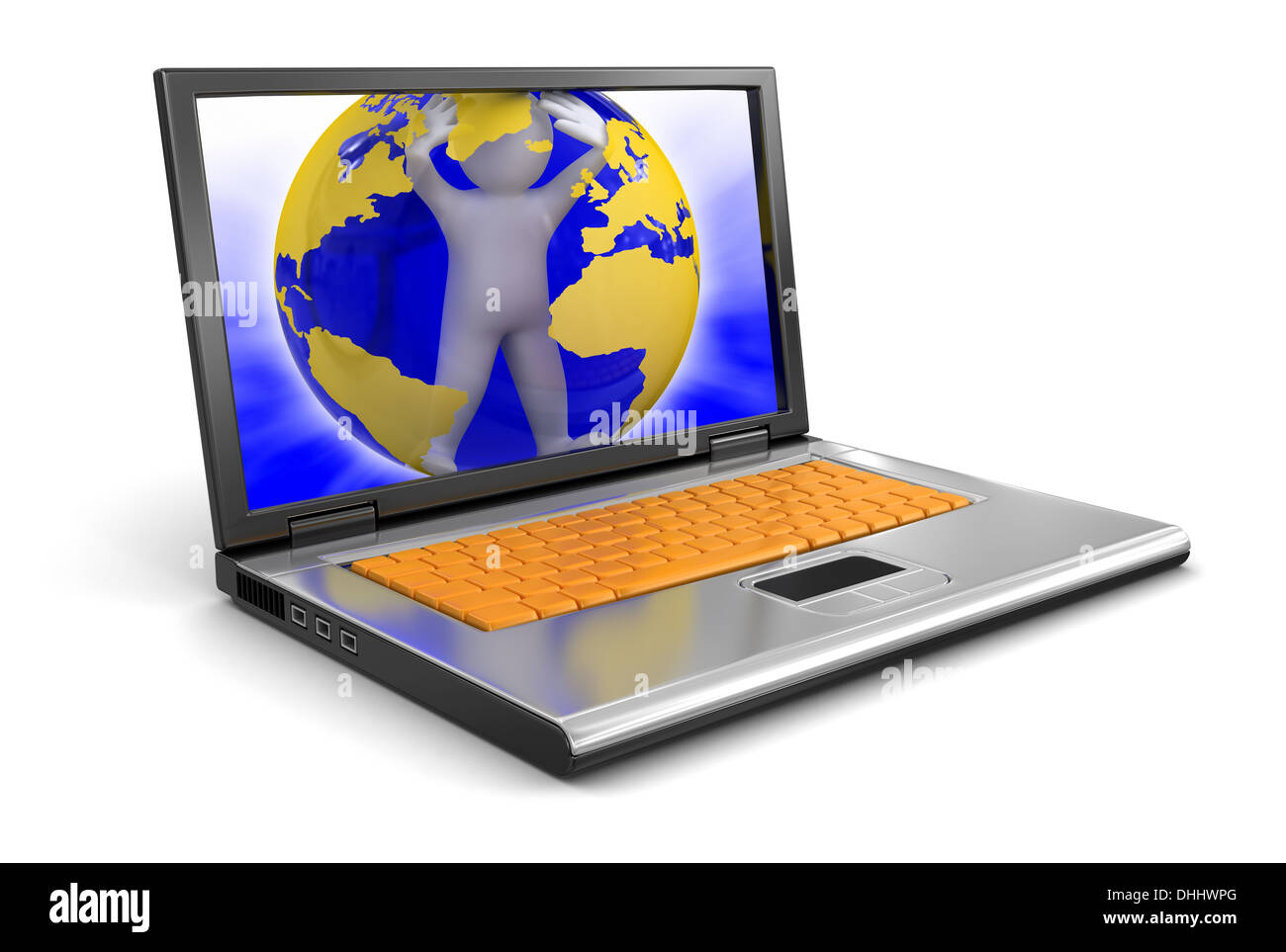 Laptop lost cutout hi-res stock photography and images - Alamy