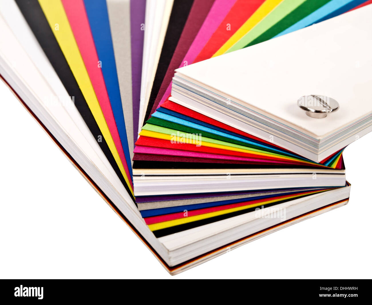 various colorful papers for designers Stock Photo