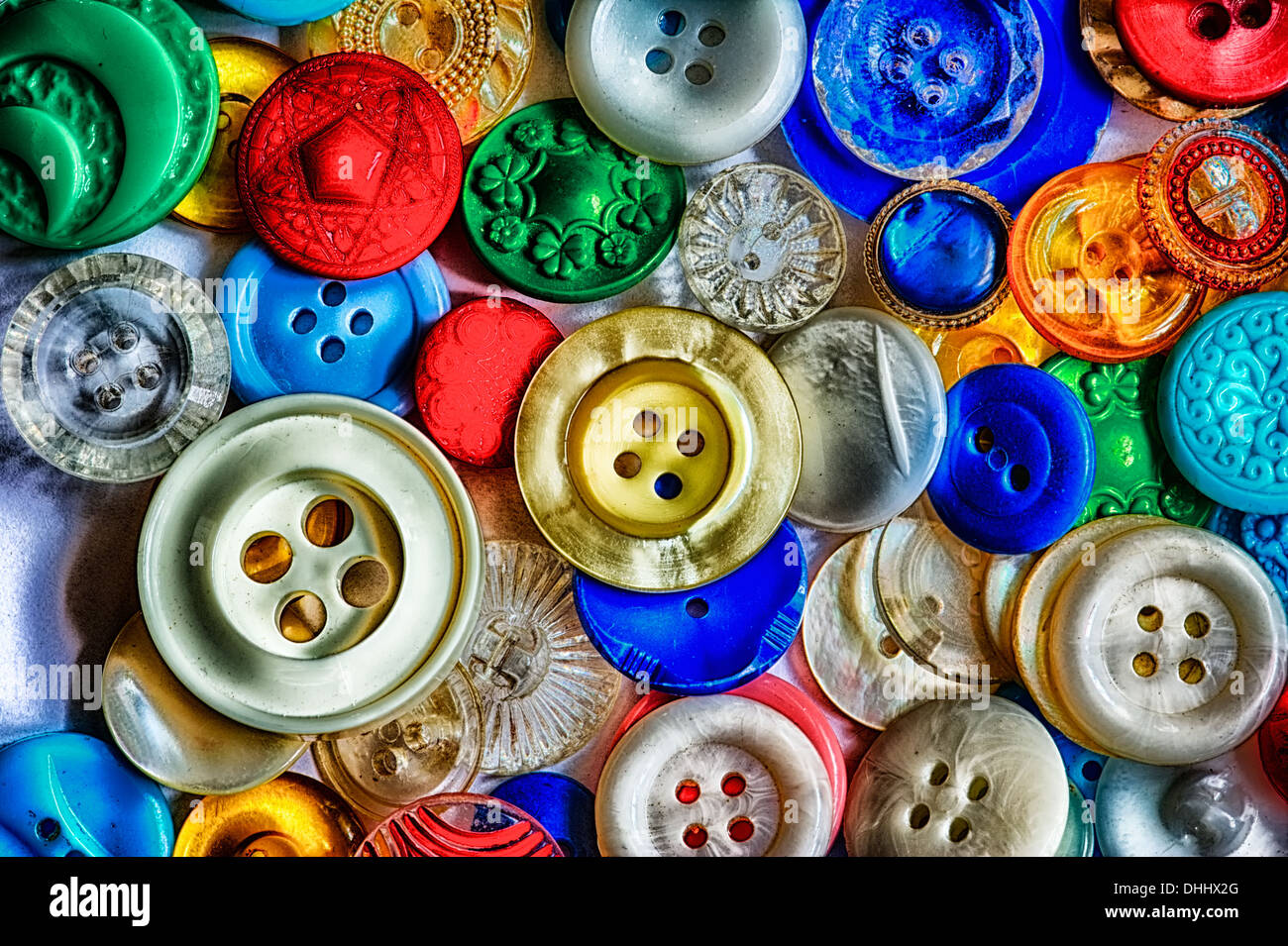 Buttons Stock Photo