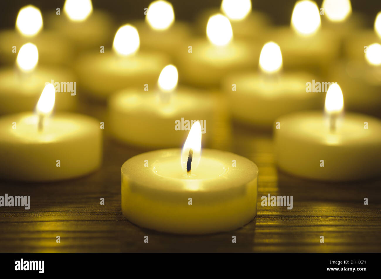 zen with candle lights Stock Photo Alamy