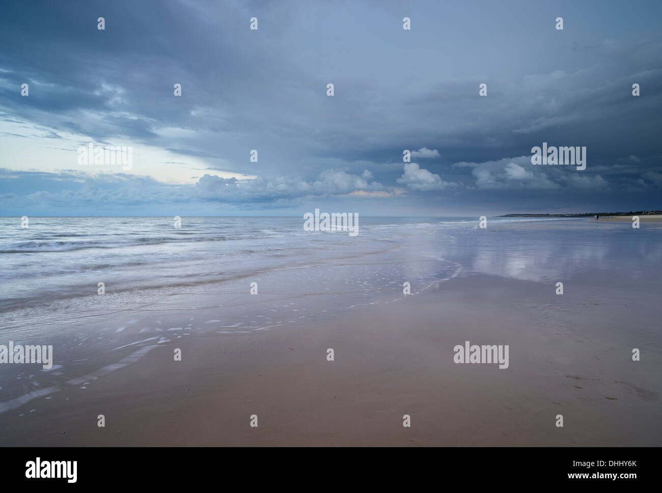 Gorleston on Sea beach on the East Coast of Norfolk, England Stock