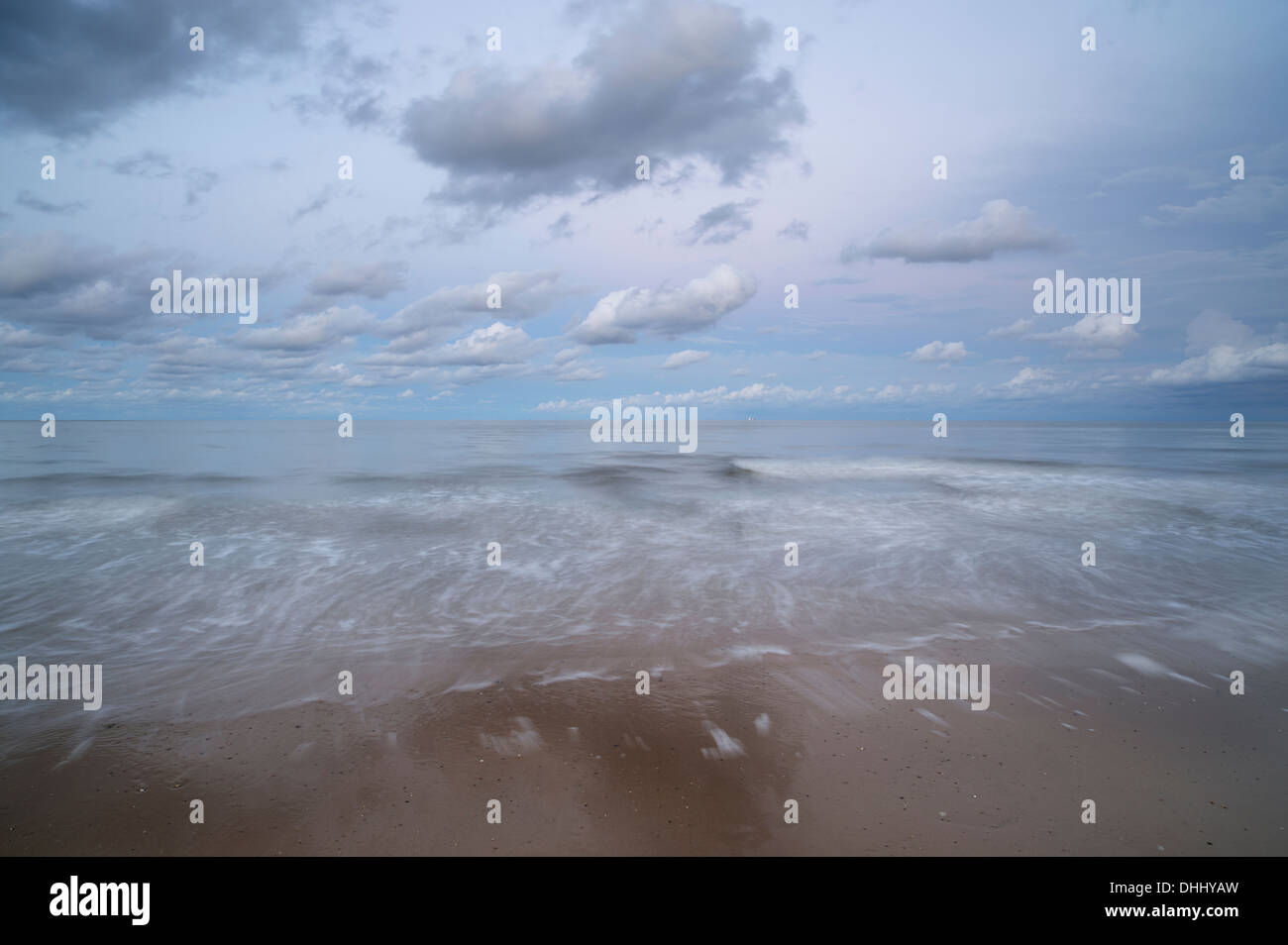 Gorleston on Sea beach on the East Coast of Norfolk, England Stock