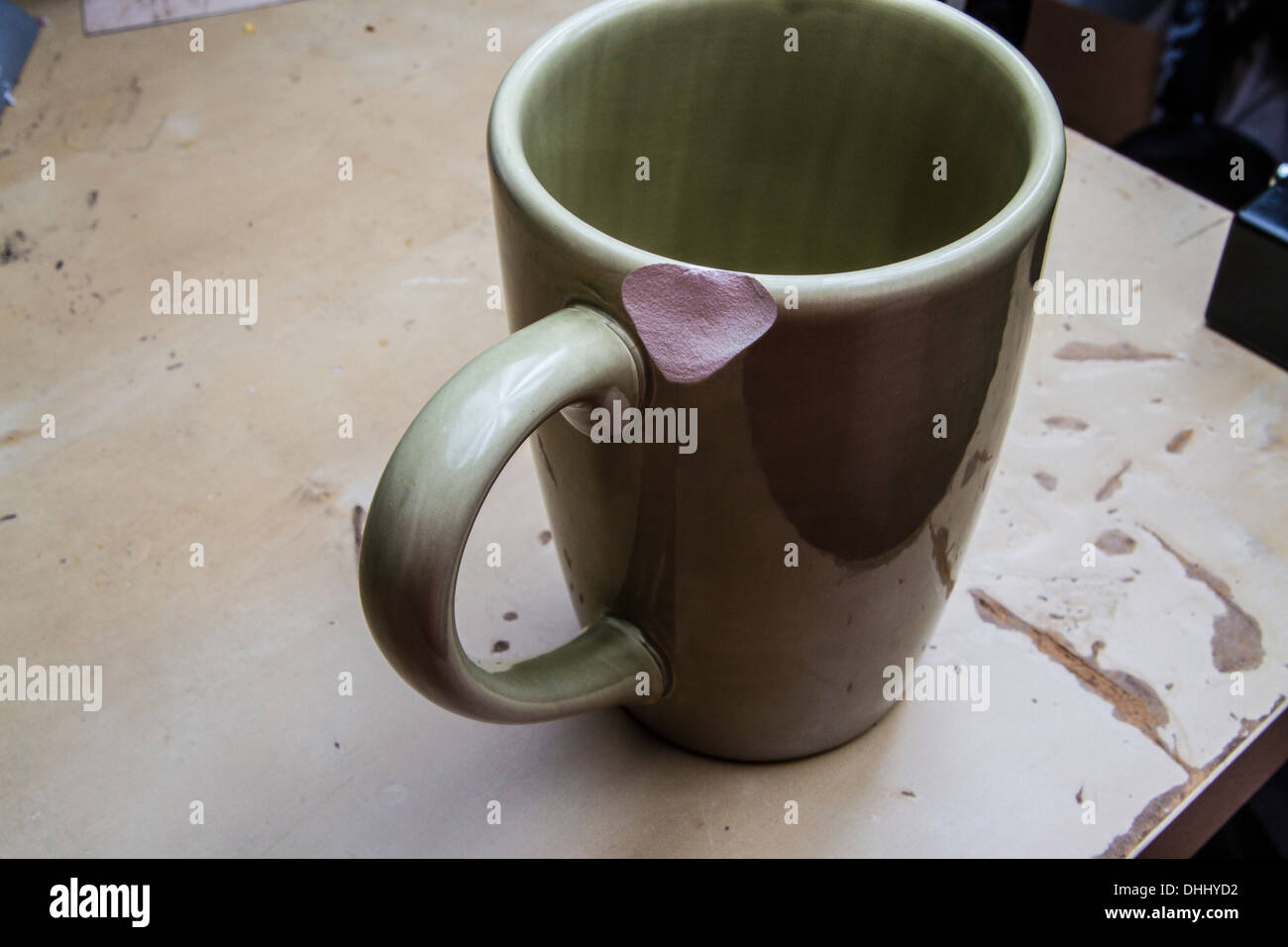 Chipped damaged dishes Stock Photo Alamy