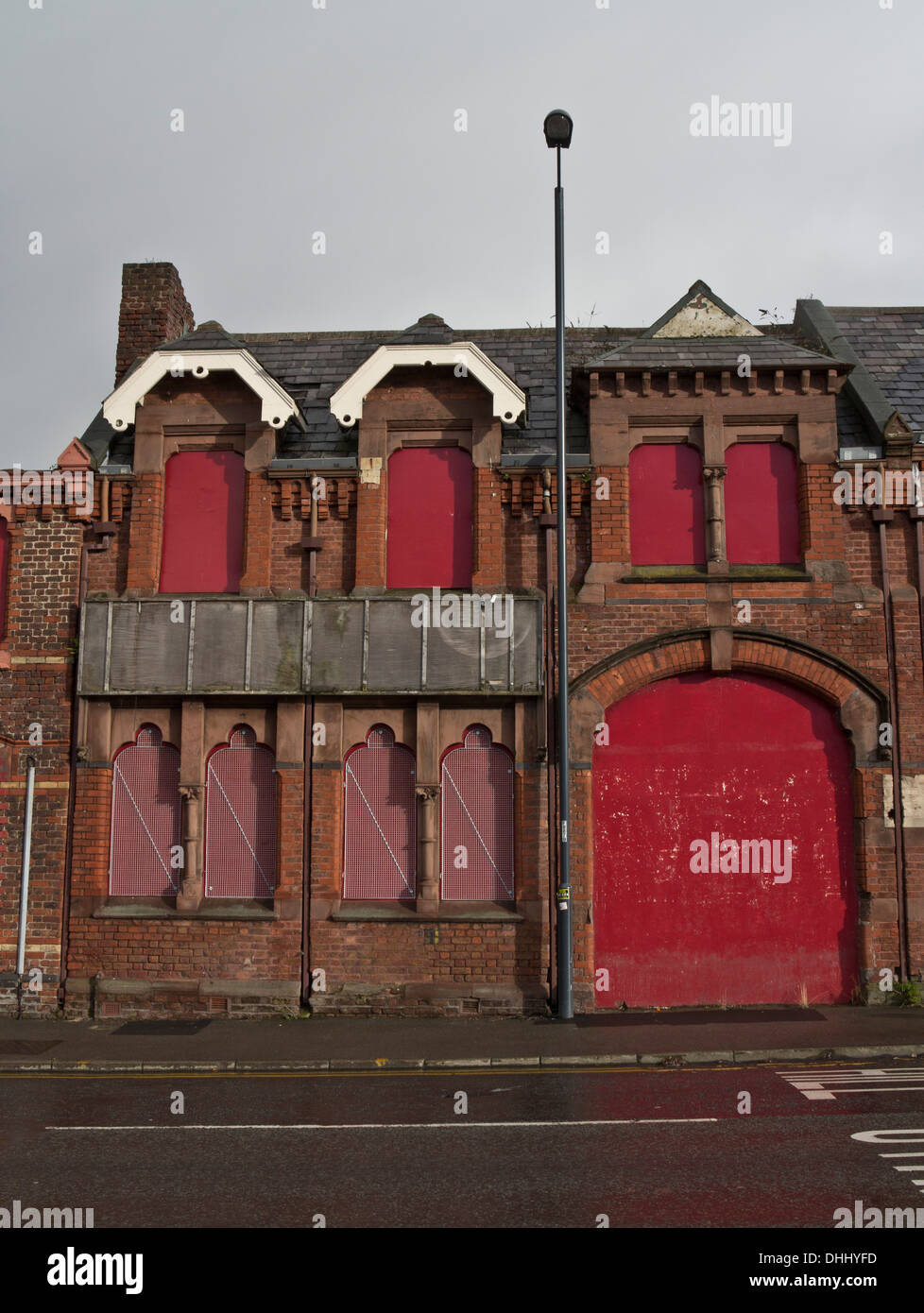 Rund-down housing in Anfield, Liverpool, UK Stock Photo