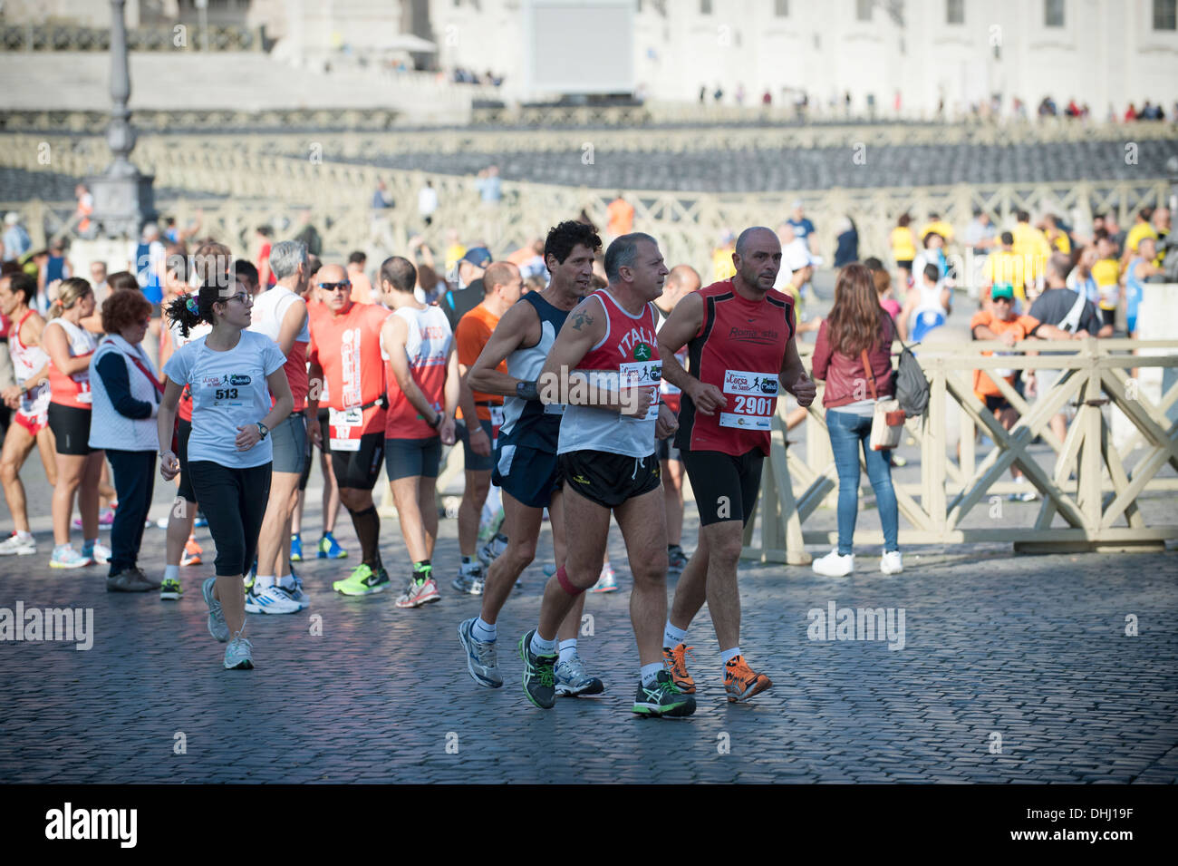 Race in Vatican city Stock Photo