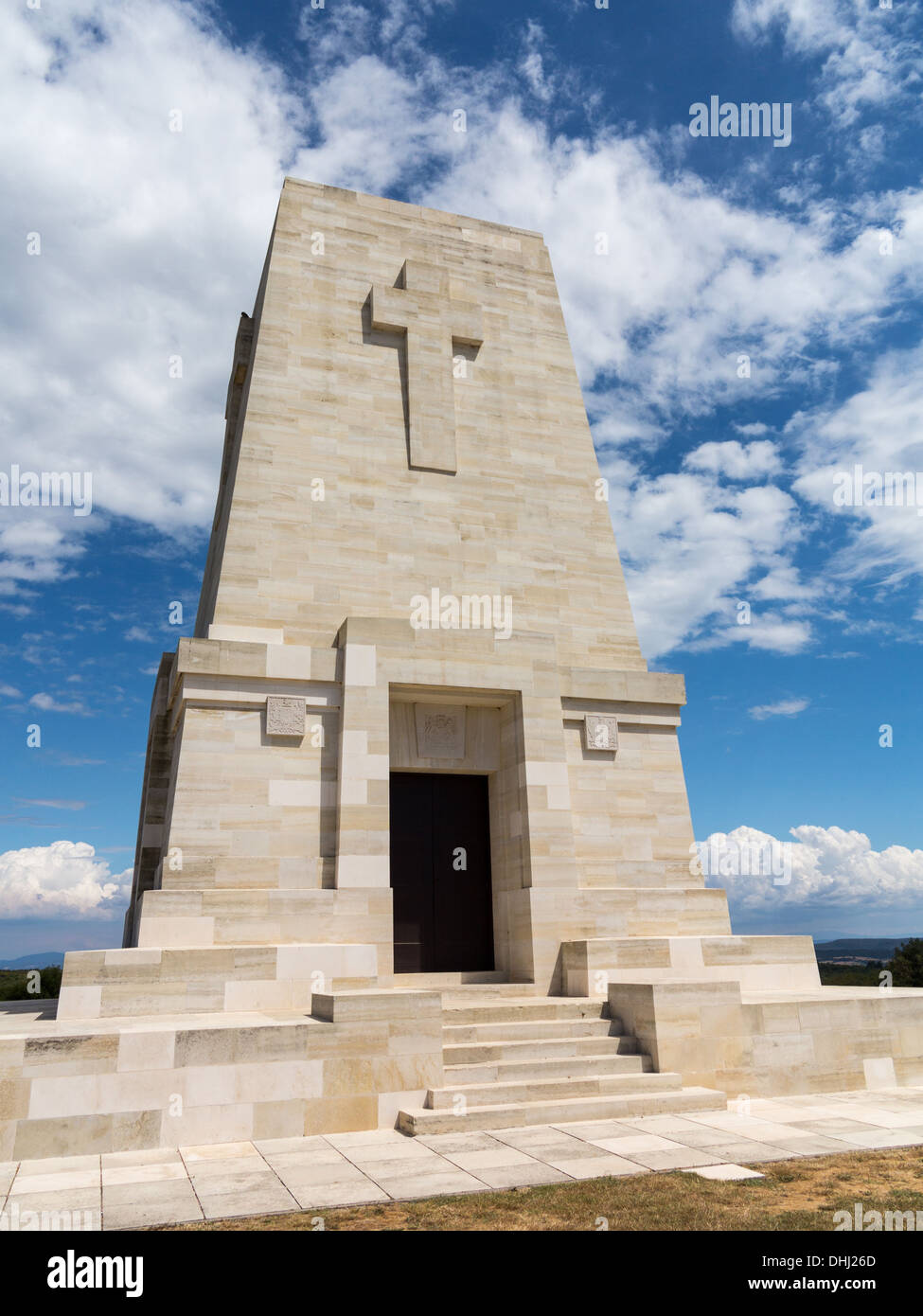 Memorial to the Allied forces, Gallipoli campaign in WW1, Anzac Cove, Turkey at the Lone Pine Cemetery Stock Photo
