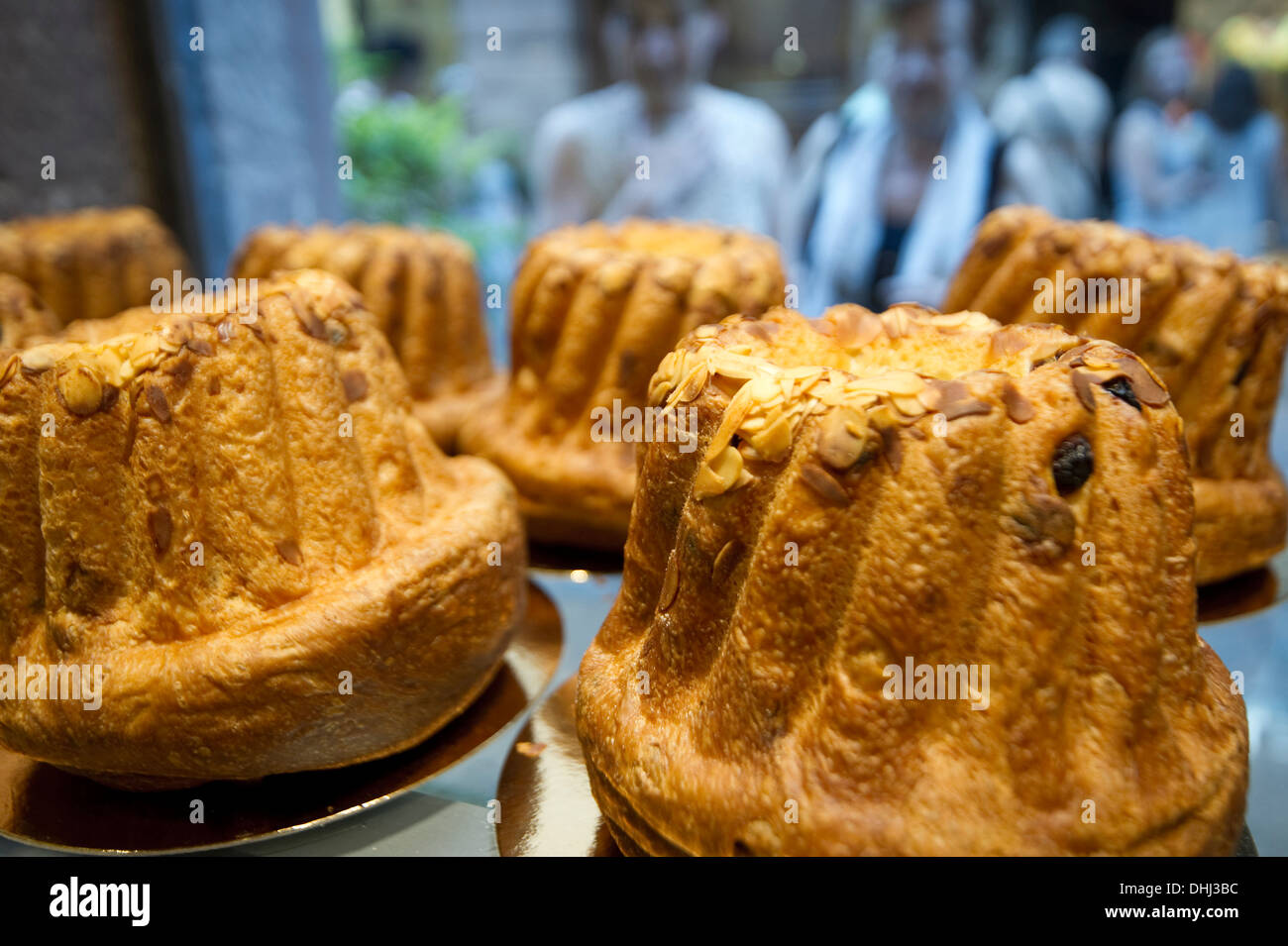 https://c8.alamy.com/comp/DHJ3BC/guglhupf-cake-in-a-bakery-strasbourg-alsace-france-DHJ3BC.jpg