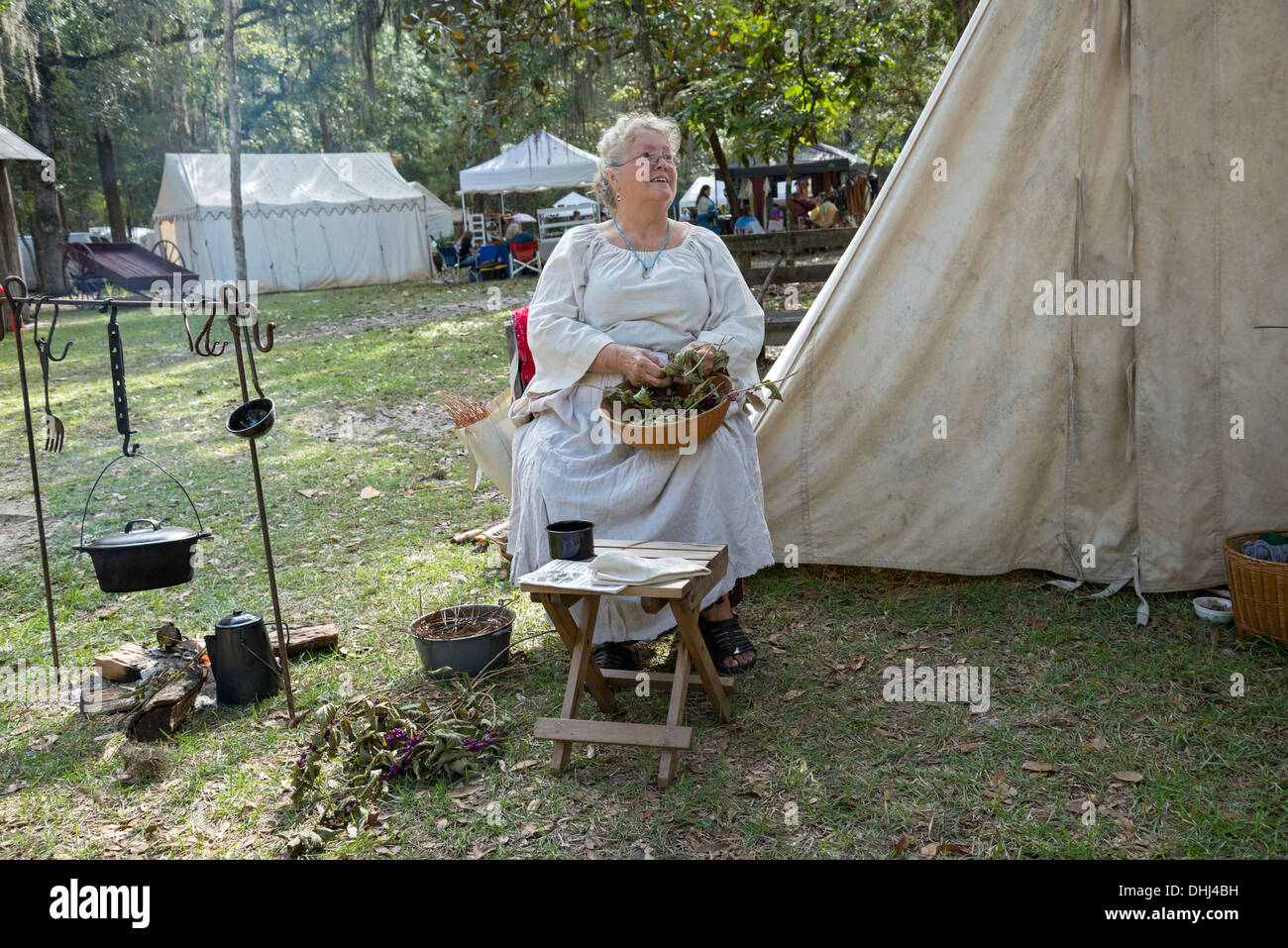 Festival at Oleno State Park in North Florida. Stock Photo