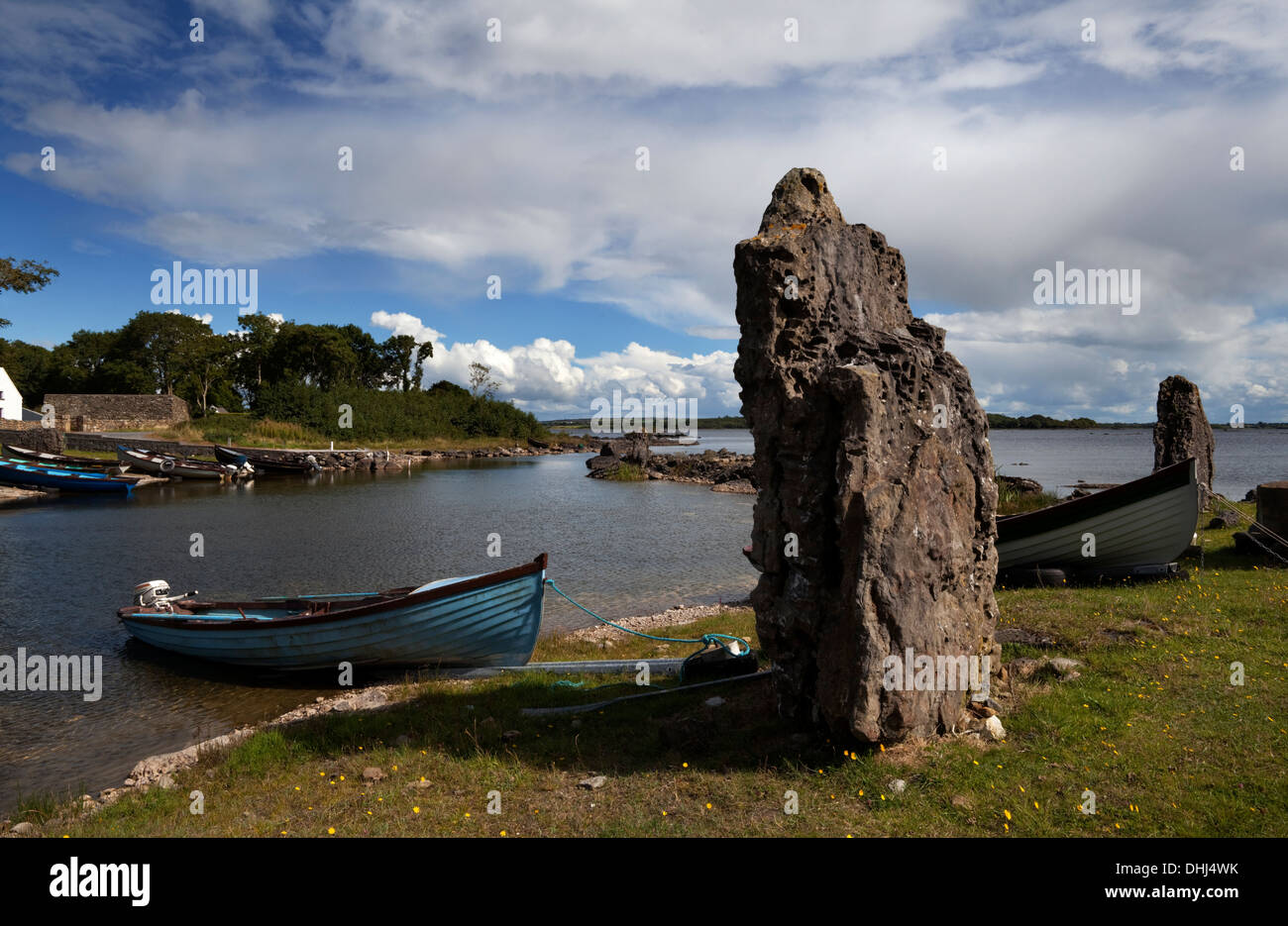 Inishmicatreer Island in Lough Corrib, County Galway/Mayo Border, Ireland Stock Photo Alamy
