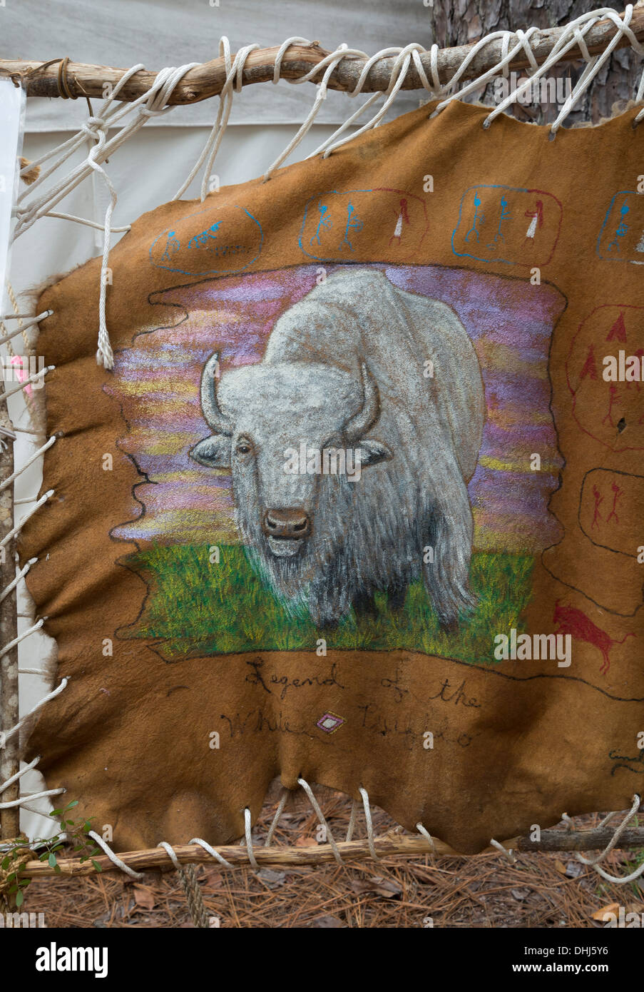 White buffalo legend hi-res stock photography and images - Alamy