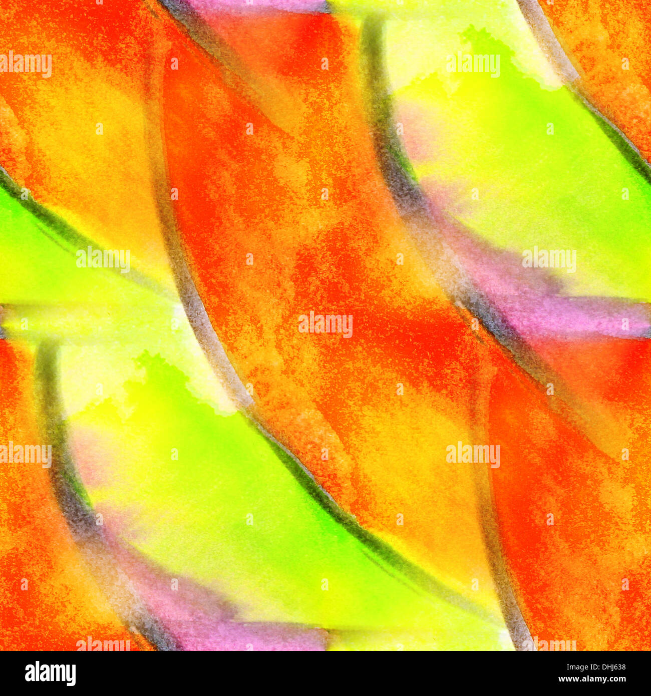 seamless texture watercolor background abstract orange, green paint