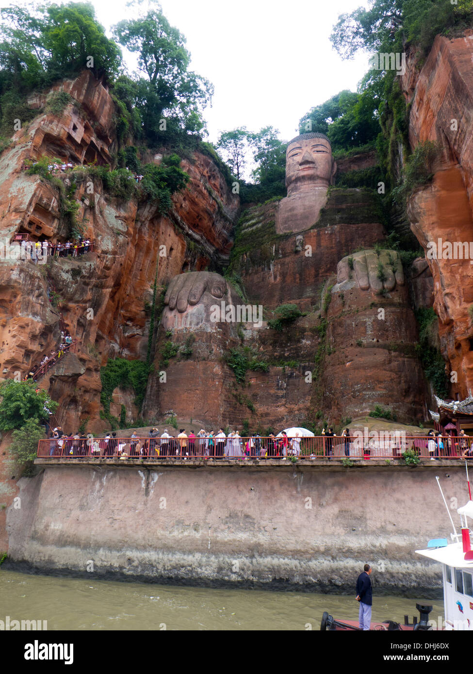 Leshan Giant Buddha Stock Photo