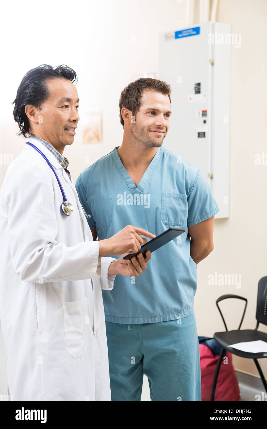 Medical Team With Digital Tablet Stock Photo