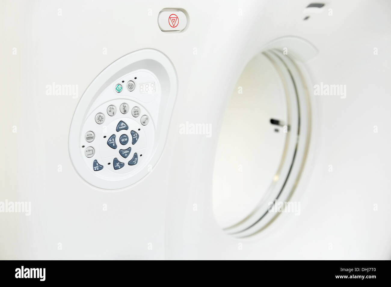 Buttons On CT Scan Machine Stock Photo Alamy