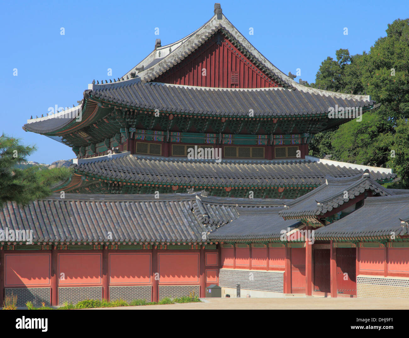 South Korea, Seoul, Changdeokgung Palace, Stock Photo