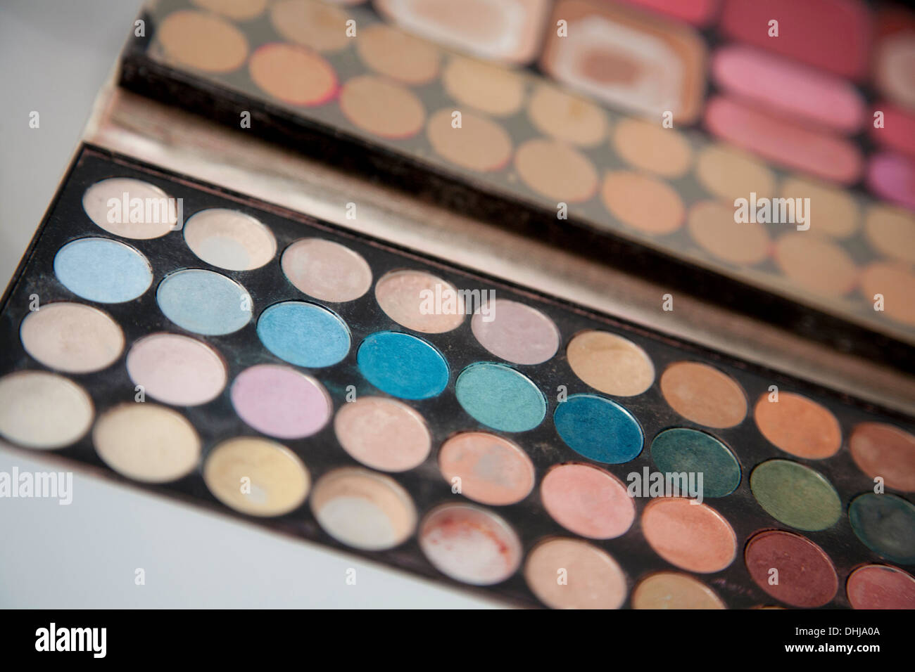 Make up cosmetics powder paint woman face beauty prepare preparation