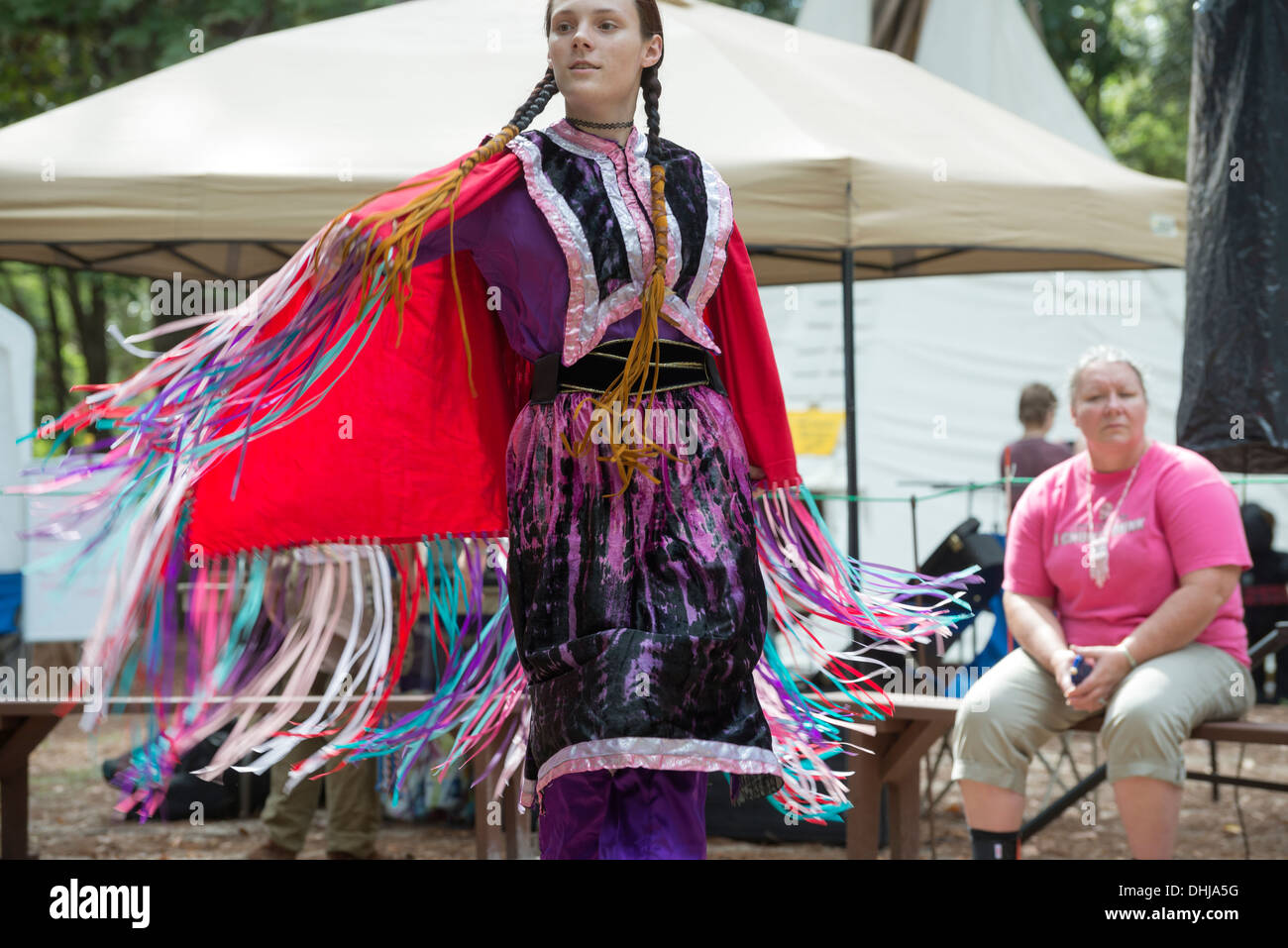 Native American Festival at Oleno State Park in North Florida Stock
