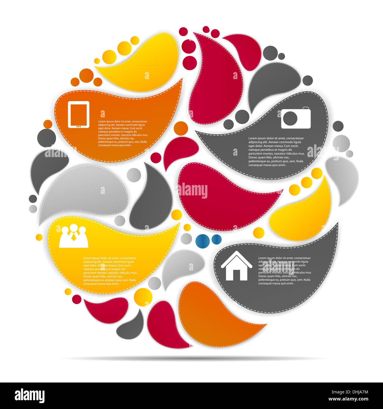 Infographic business template vector illustration Stock Photo - Alamy