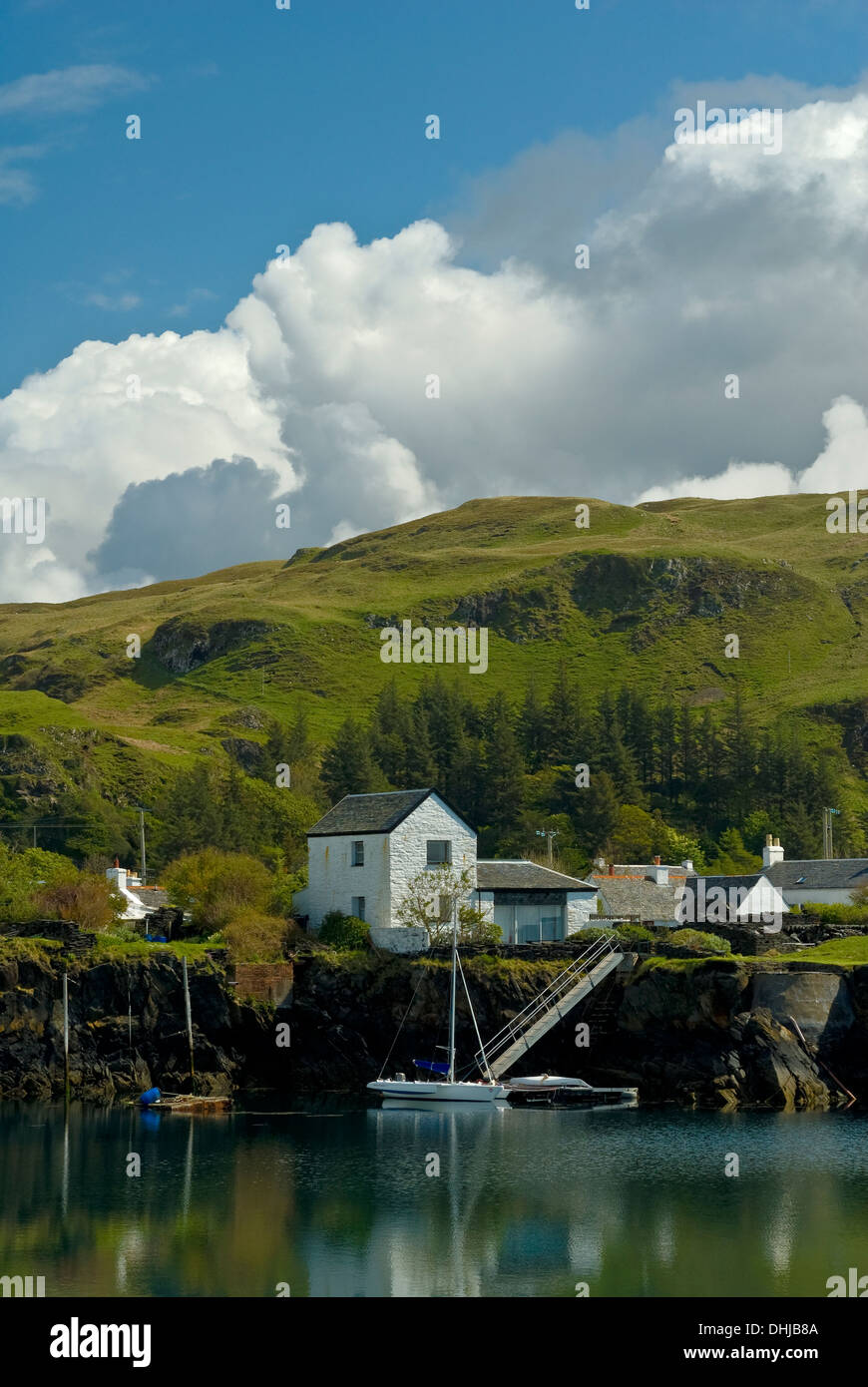 Easdale Seil Island near Oban, Highlands of Scotland UK Stock Photo