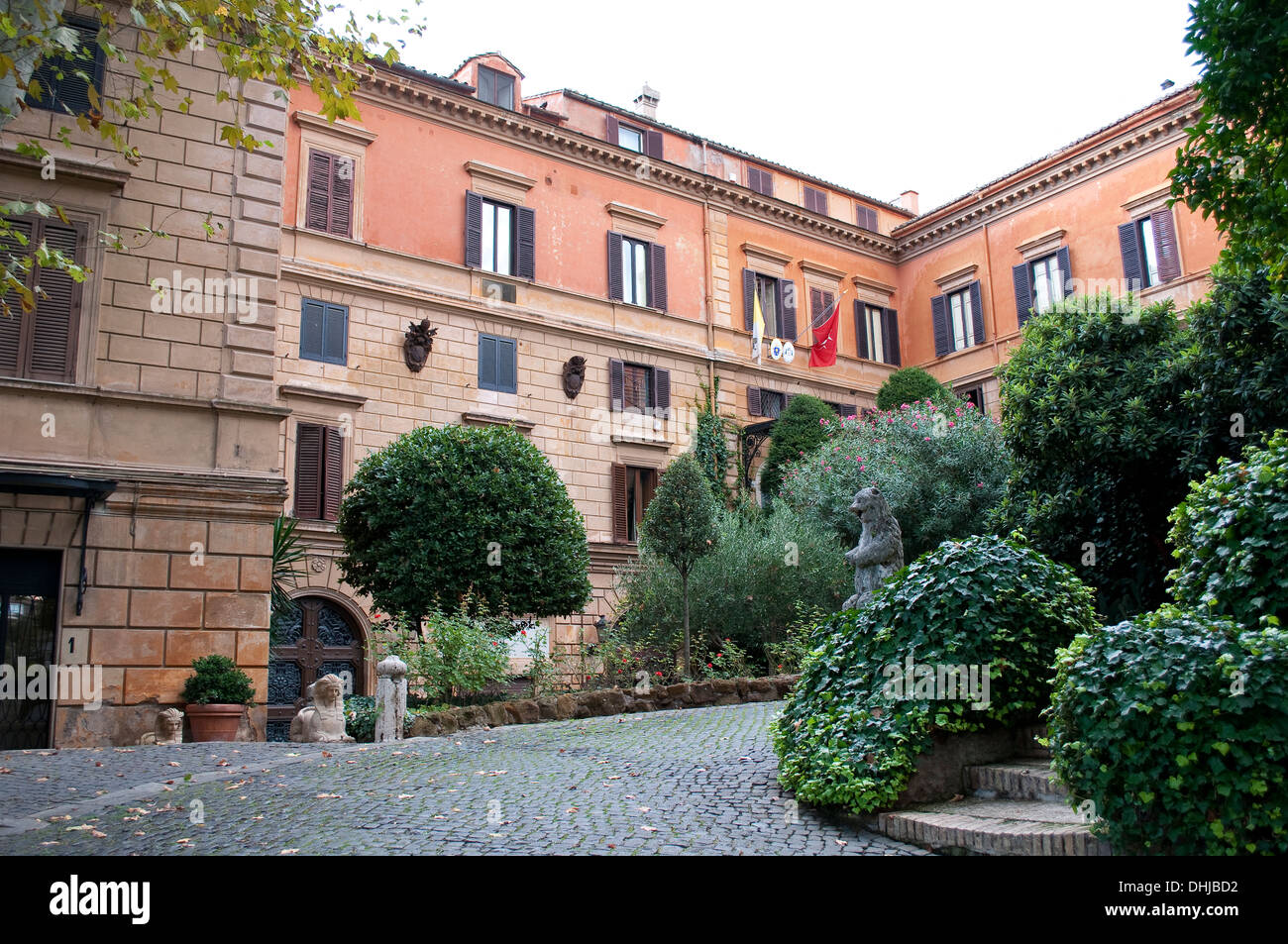 Embassy of Sovereign Military Order of Malta, Rome, Italy Stock Photo
