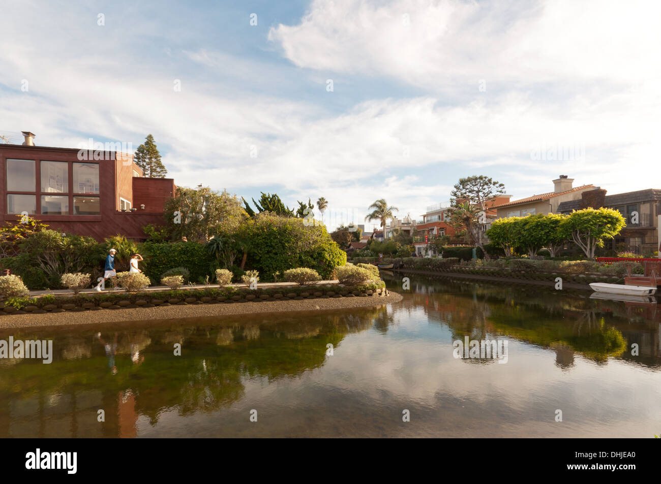 Canal in Venice California Stock Photo