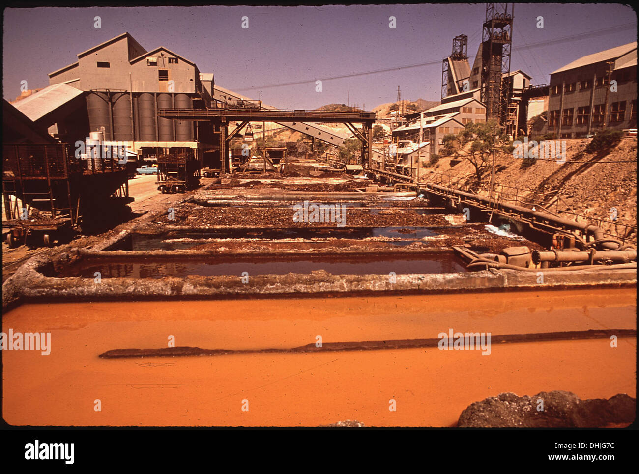 IRON LEACHING (SEPARATING) AREA OF INSPIRATION CONSOLIDATED COPPER