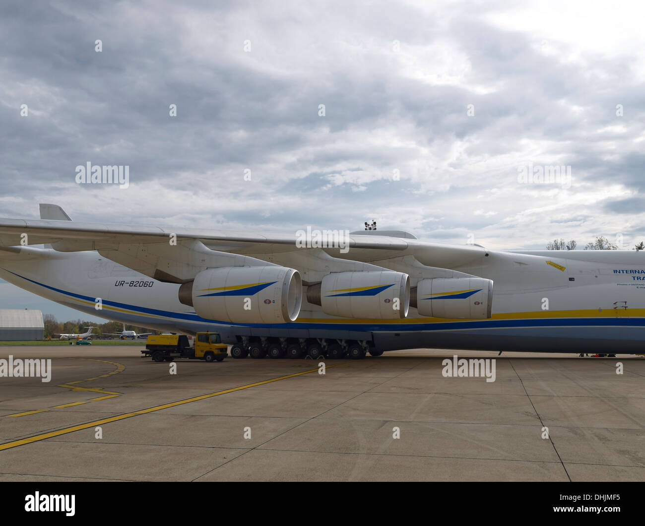 Ivchenko Progress D-18T turbofan engines on Antonov An-225 Mriya ...