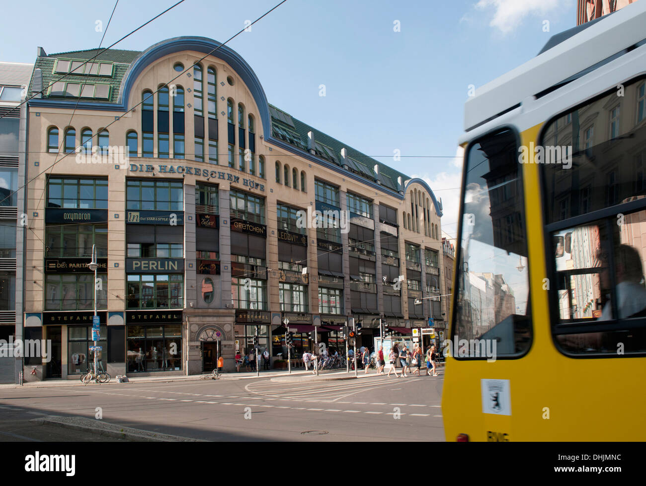 Germany, Berlin, Hackescher Markt, tram Stock Photo - Alamy