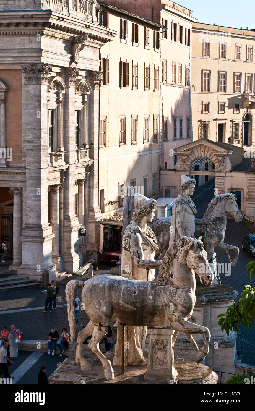 Statues of Castor and Pollux at Piazza del Campidoglio, Capitoline Hill