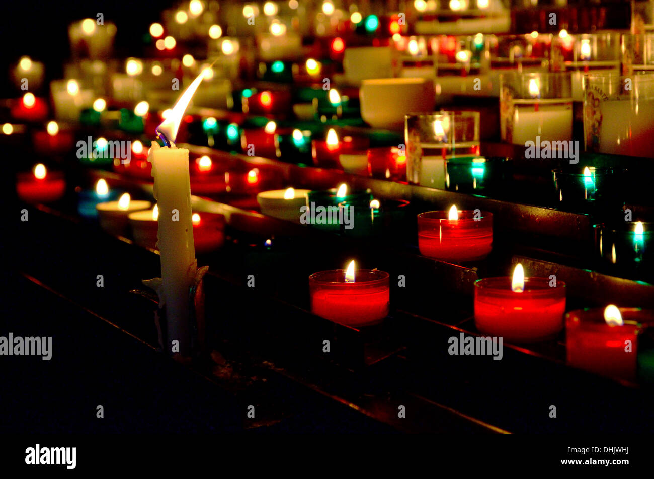 Church candle holders hires stock photography and images Alamy