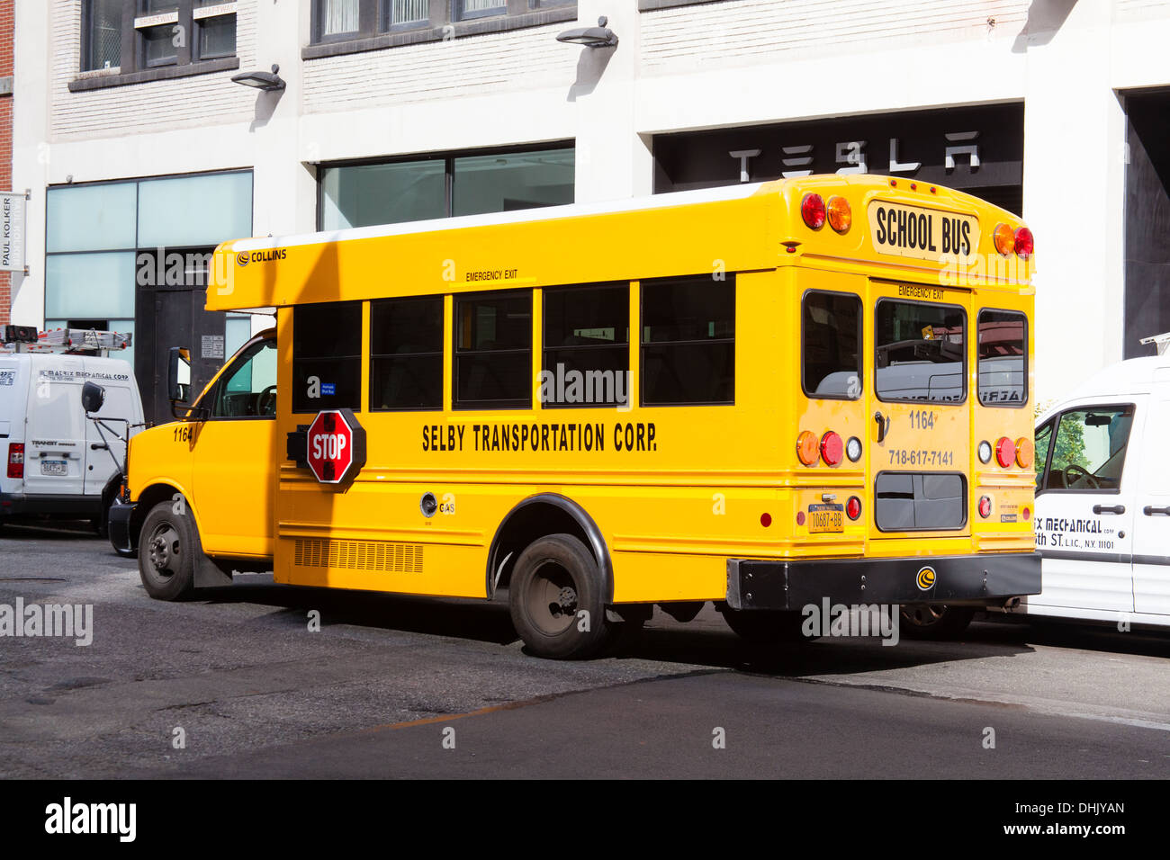 New york school bus hi-res stock photography and images - Alamy