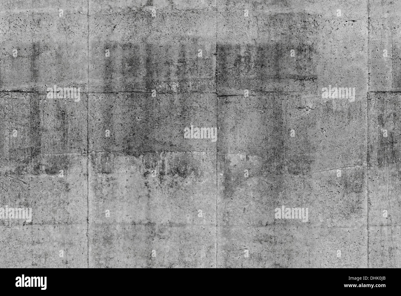 Detailed seamless dark gray concrete wall background photo texture Stock Photo