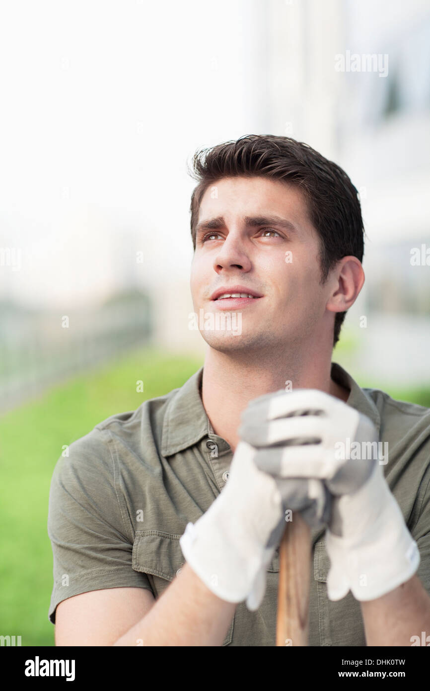 Roof rake hi-res stock photography and images - Alamy