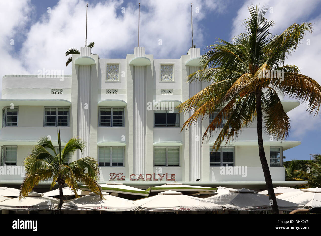 art deco buildings at miami beach on the florida coast Stock Photo Alamy