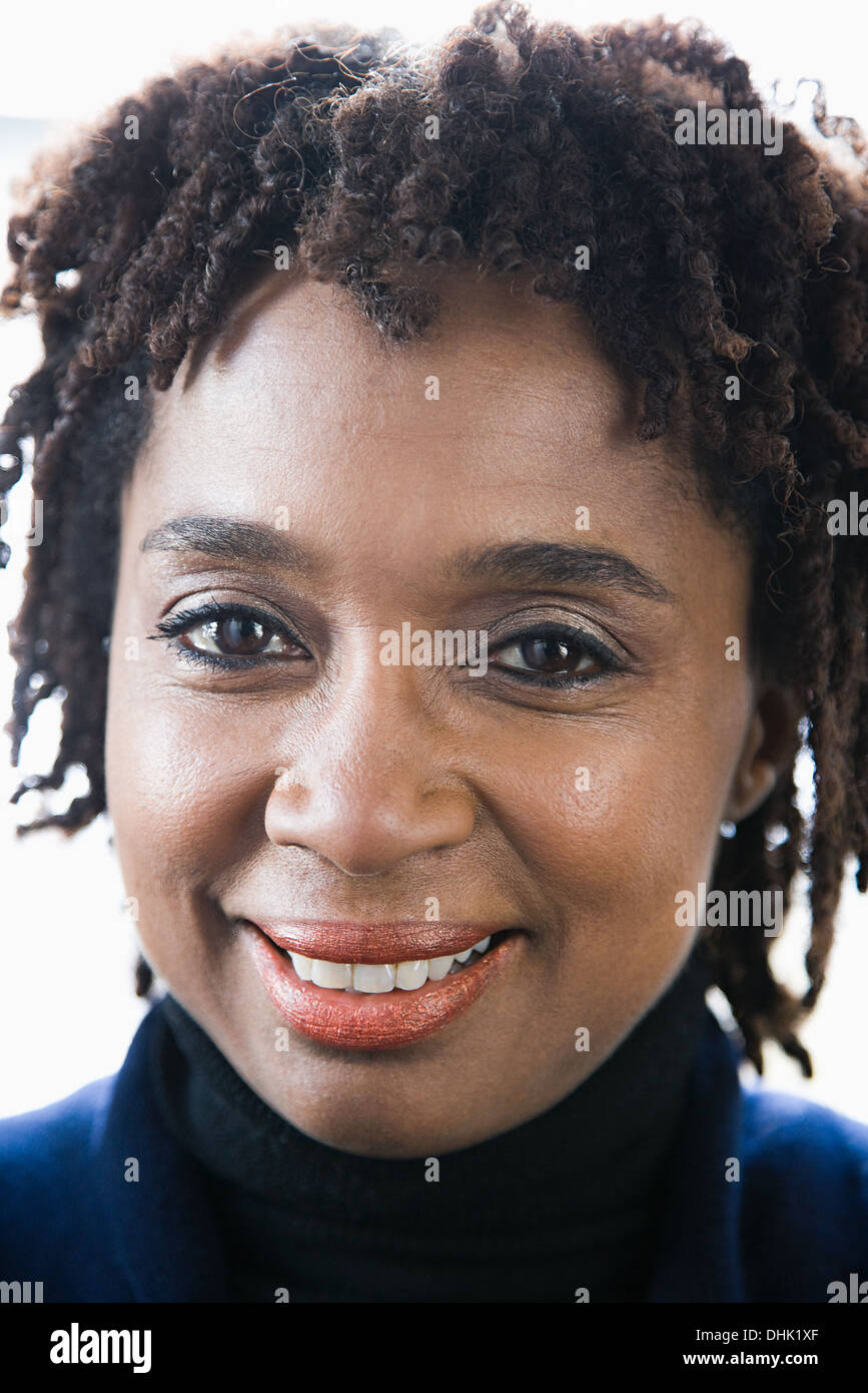 Mature woman face close ups hi-res stock photography and images - Alamy