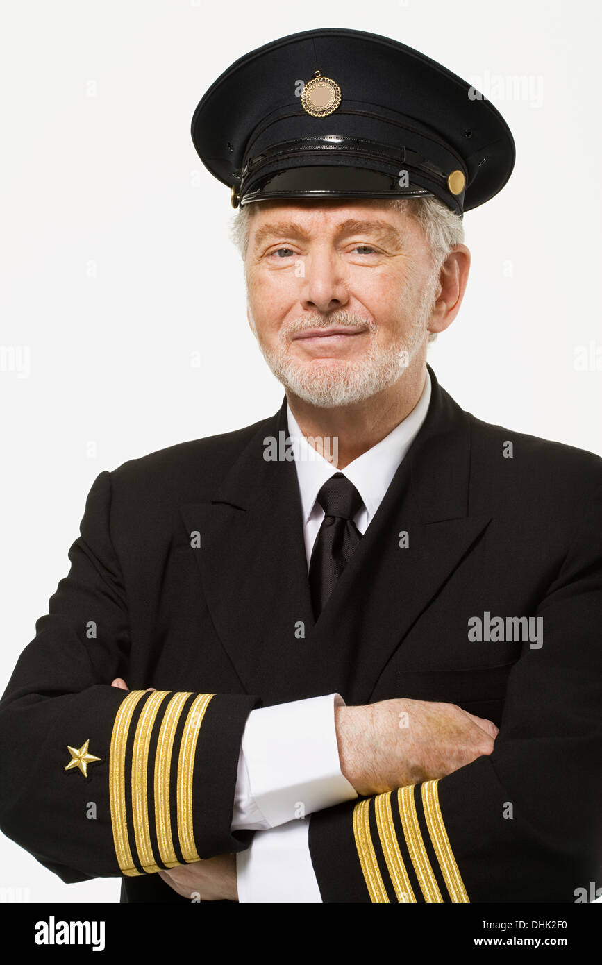 Portrait of a pilot Stock Photo - Alamy