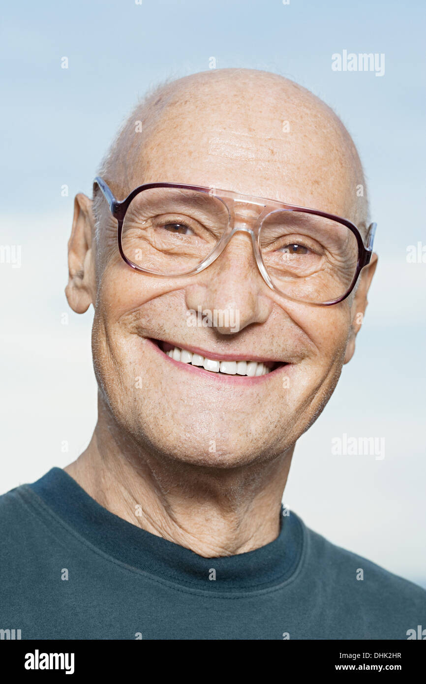 Smiling senior man Stock Photo