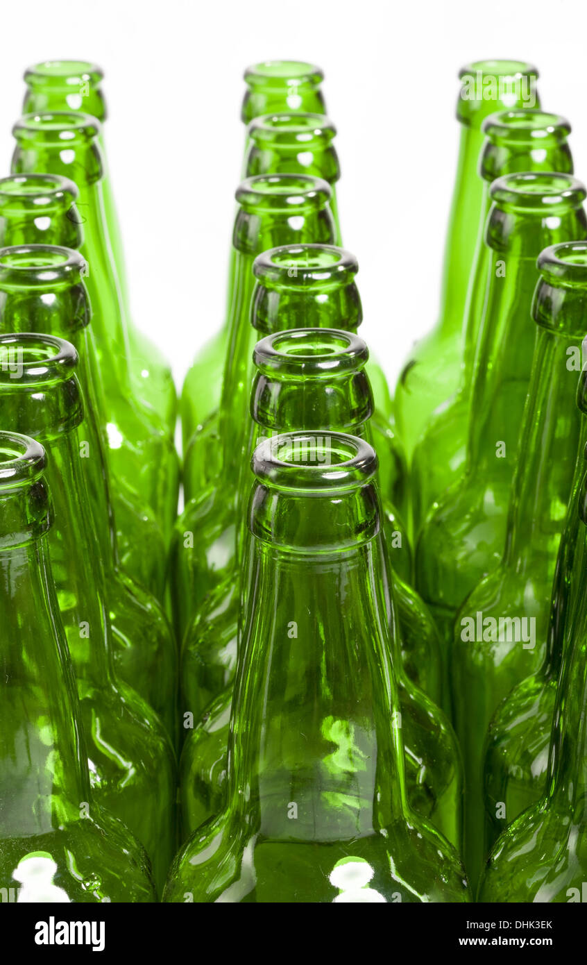 Empty glass bottles Stock Photo Alamy