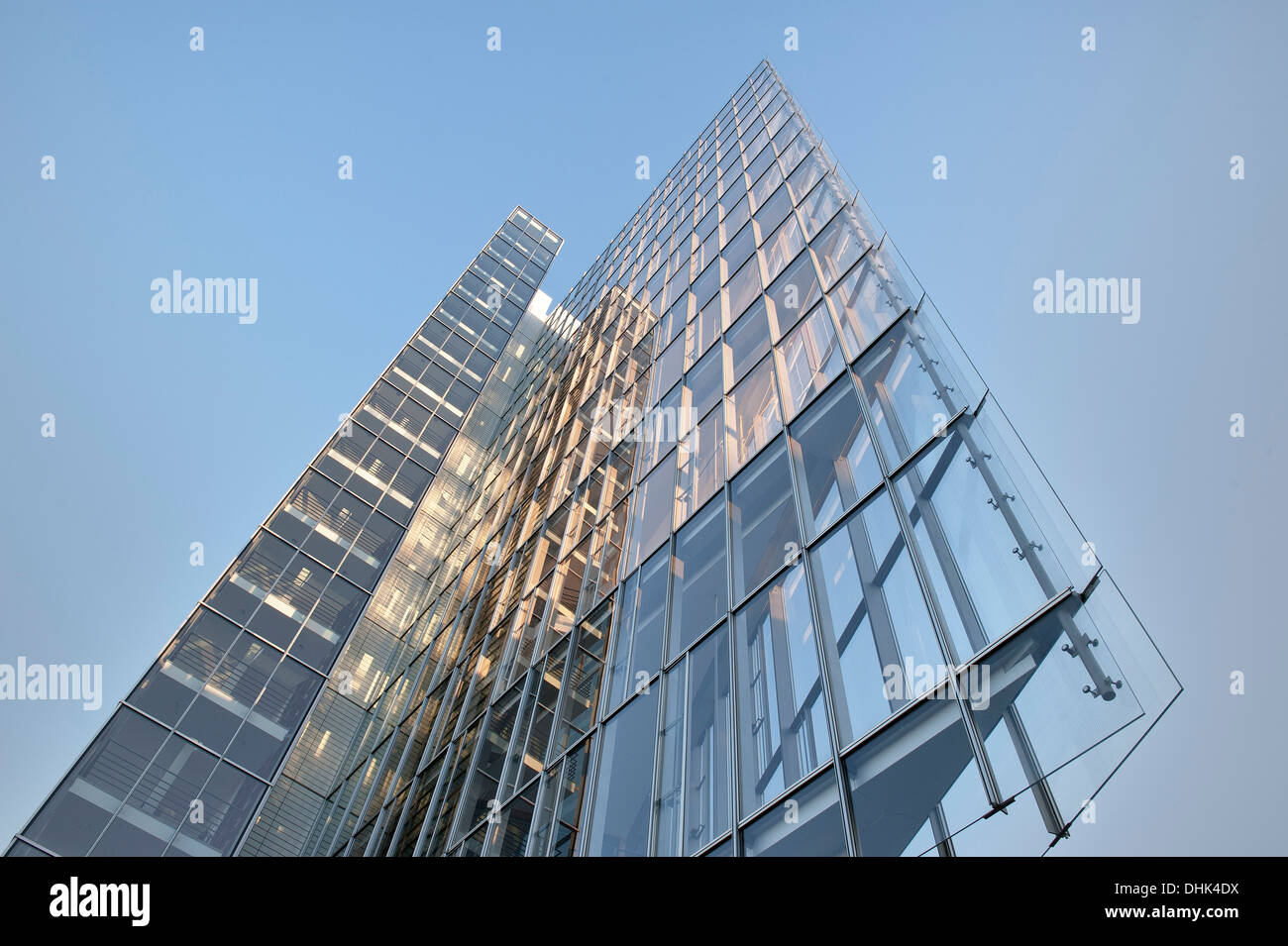 Bank building LBBW, modern architecture, capital Stuttgart, Baden-Wuerttemberg, Germany Stock Photo