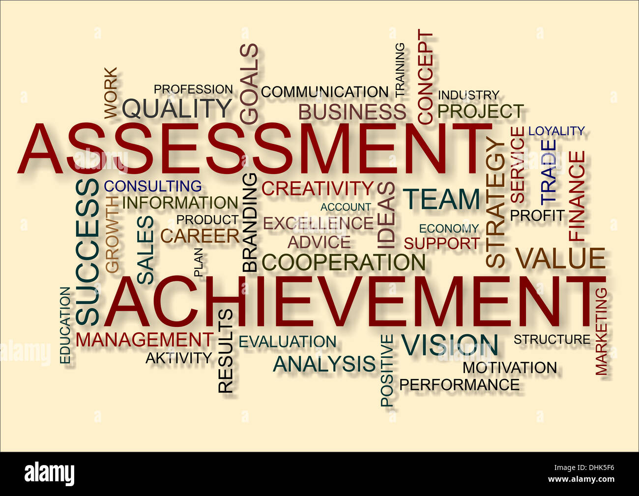 Assessment and Achievement Stock Photo