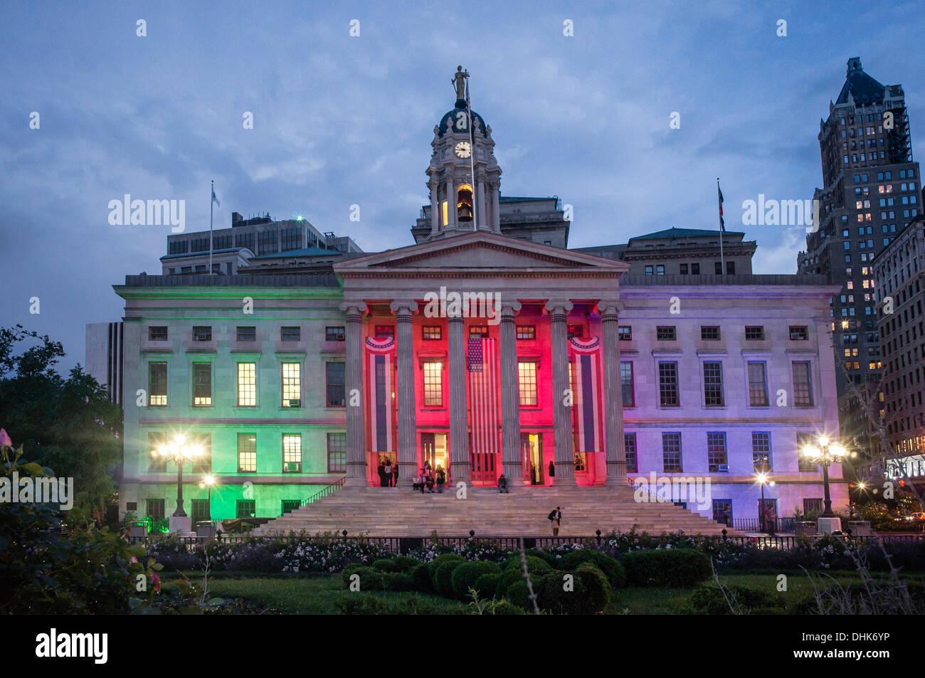 Brooklyn Borough Hall, the oldest governmental building in Brooklyn, New York, USA Stock Photo