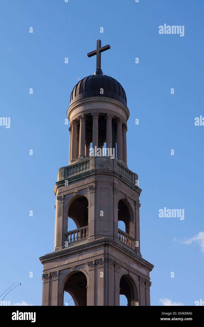 Our Lady of Pompeii Church bell tower, Greenwich Village, New York City
