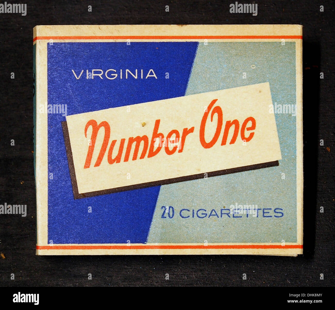 Number One 20 virginia cigarettes frontside, J Van Nelle NV Rotterdam Stock Photo