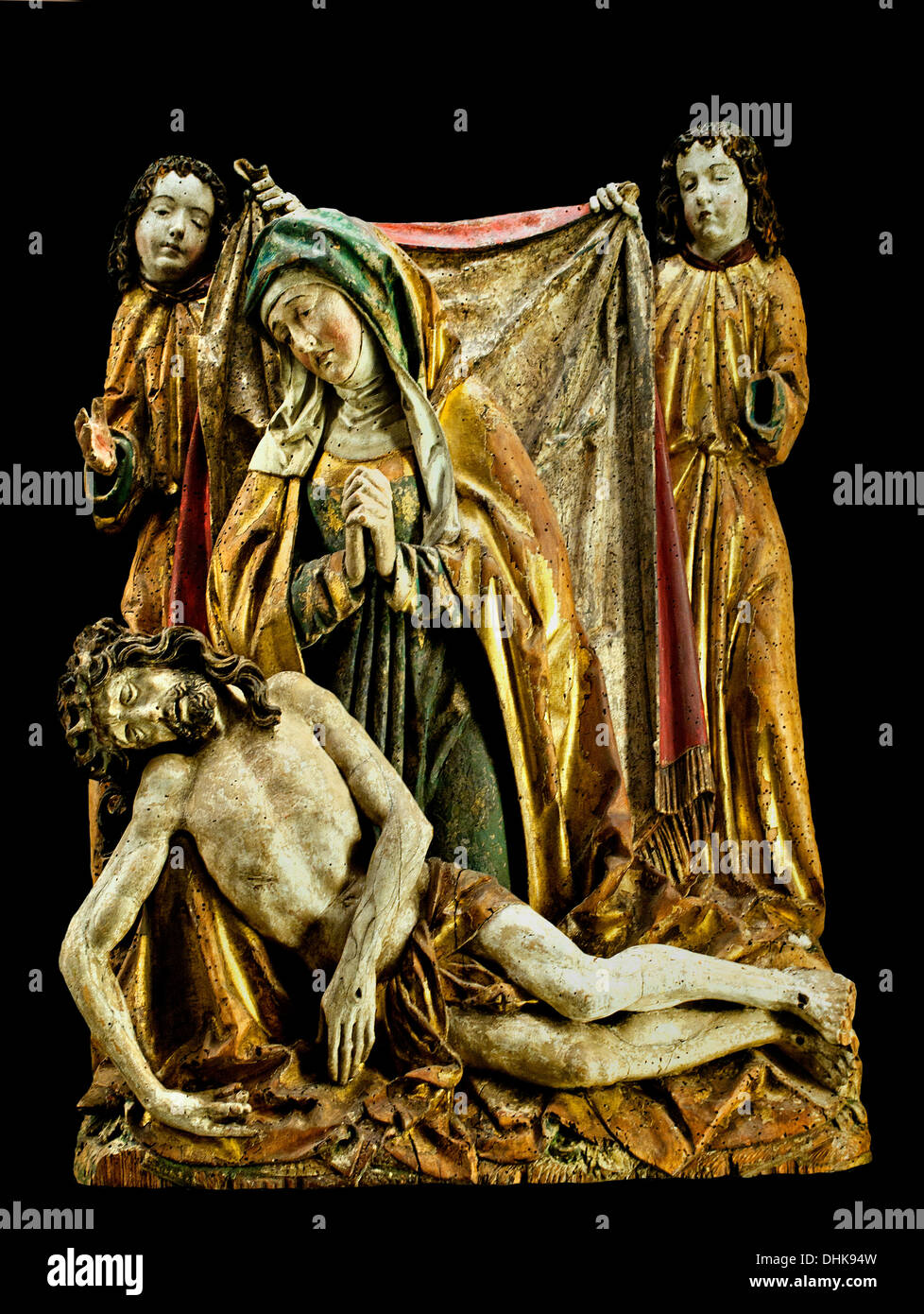 La vierge de pitié - The Virgin of Mercy 16 Century German Southern Germany Stock Photo