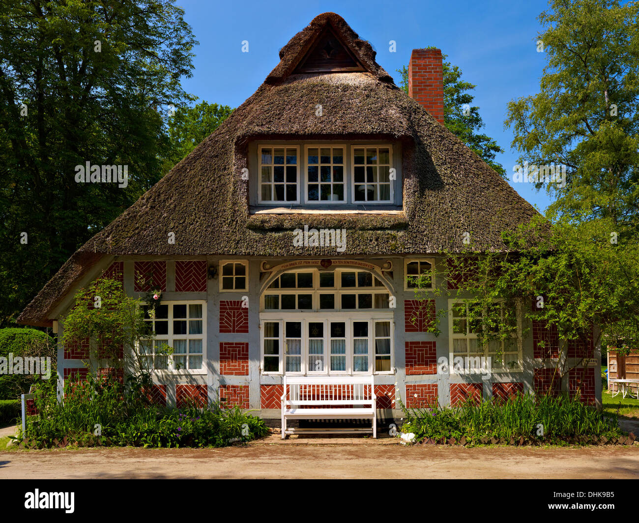 Haus im Schluh, Residence of Martha Vogeler, Worpswede, Germany Stock Photo